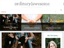 Tablet Screenshot of ordinaryawesome.com